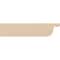 Ekena Millwork 4in. W x 8in. H x 36in. L Del Monte Woodgrain TimberThane Rafter Tail, Primed Tan RFTUR04X08X36DELRCPR - alternate 4